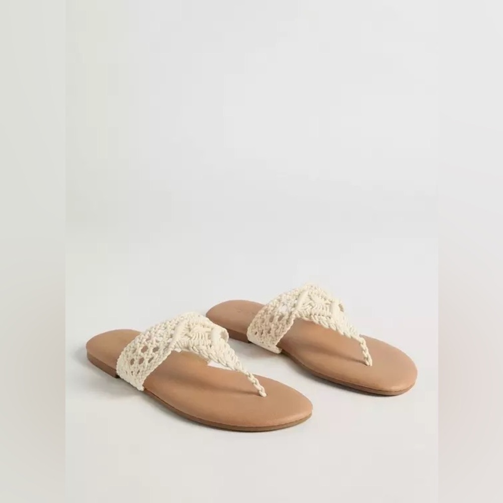 NWT TORRID Macrame Flip-Flop (WW)